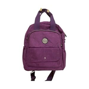 Yunyang Purple Mini Backpack Crossbody Bag Pre-Owned One Strap
